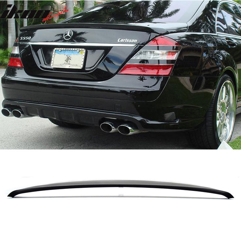 2007-2013 Mercedes-Benz W221 S-Class AMG Style Unpainted Trunk Spoiler