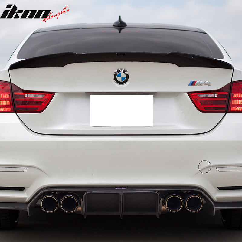 2014-2020 BMW 4-Series F32 Coupe M4 Style Carbon Fiber Trunk Spoiler