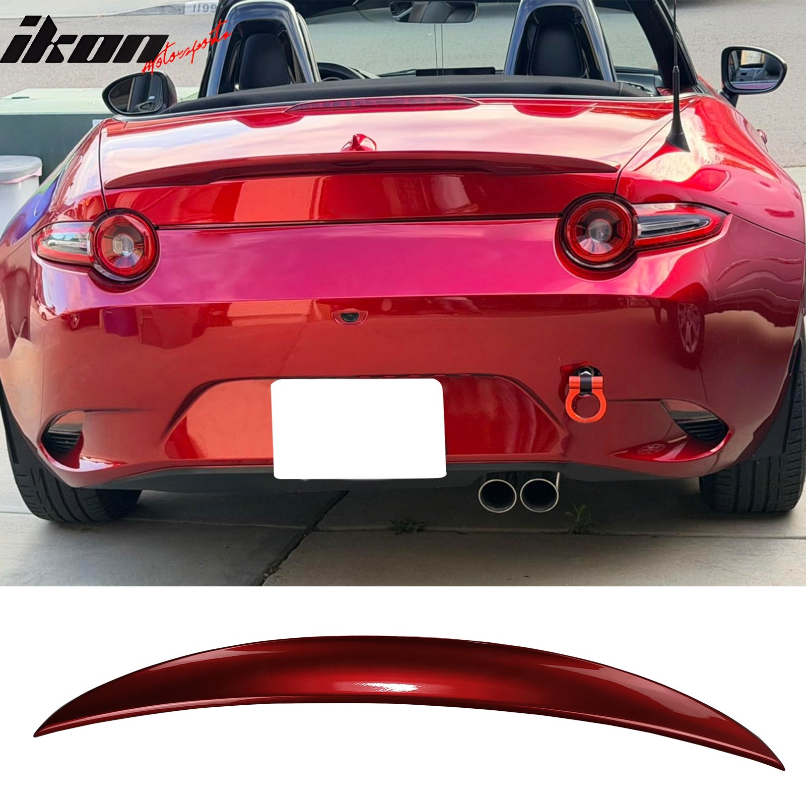 Fits 16-26 Mazda MX5 MX-5 Miata Performance Style Trunk Spoiler
