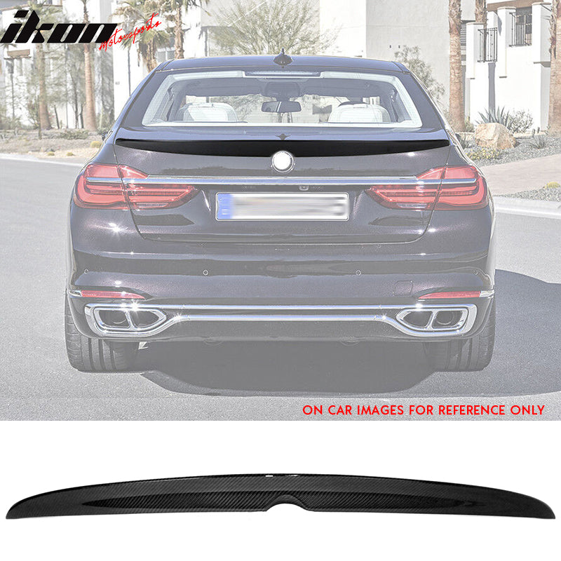 IKON MOTORSPRTS, Trunk Spoiler Compatible With 2016-2022 BMW G11