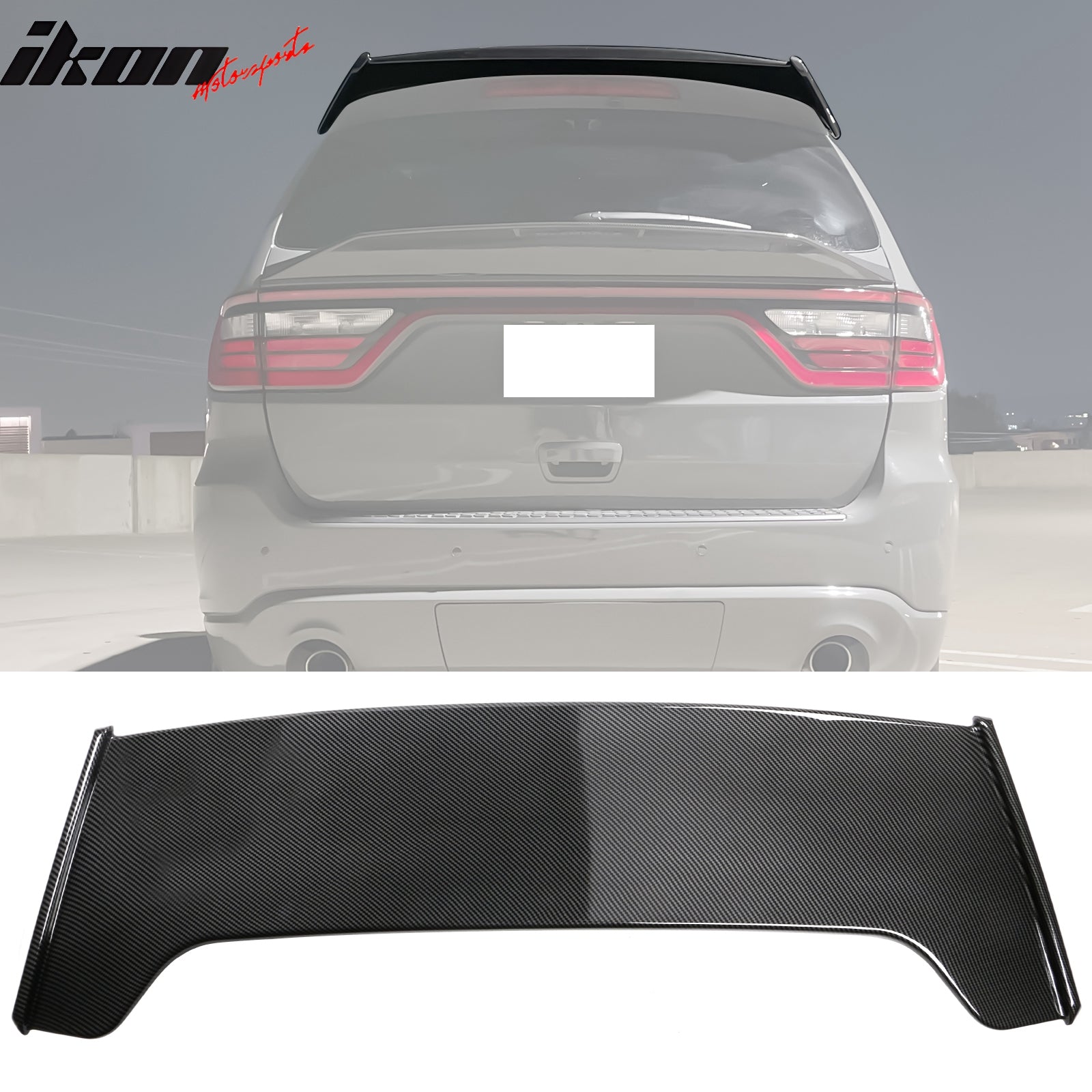 2011-2024 Dodge Durango IKON Style Roof Spoiler ABS