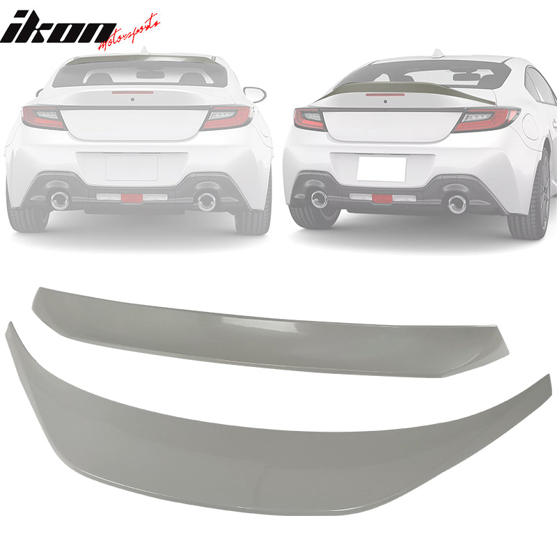 IKON MOTORSPORTS, Roof + Trunk Spoiler Compatible With 2022-2024