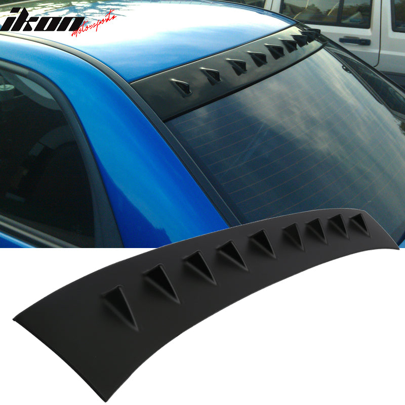 Vg Style Real Carbon Fiber Shark Fin Wing Rear Roof Spoiler For Subaru Impreza 4
