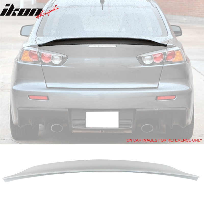 2008-17 Mitsubishi Lancer EVO RS Rally Wicked White Rear Spoiler Wing