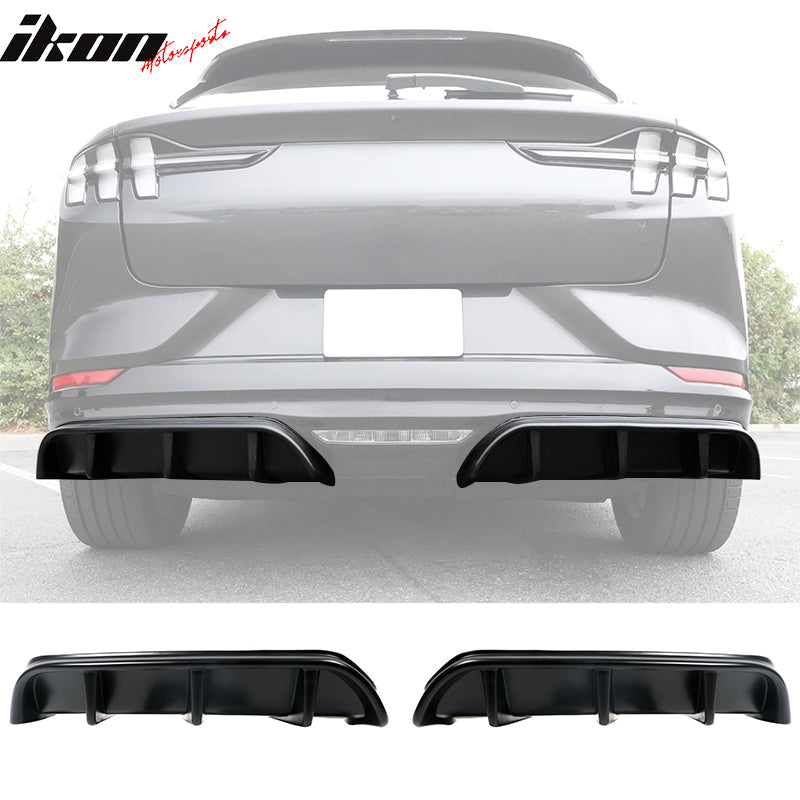 IKON MOTORSPORTS, Rear Diffuser Compatible With 2021-2023 Ford