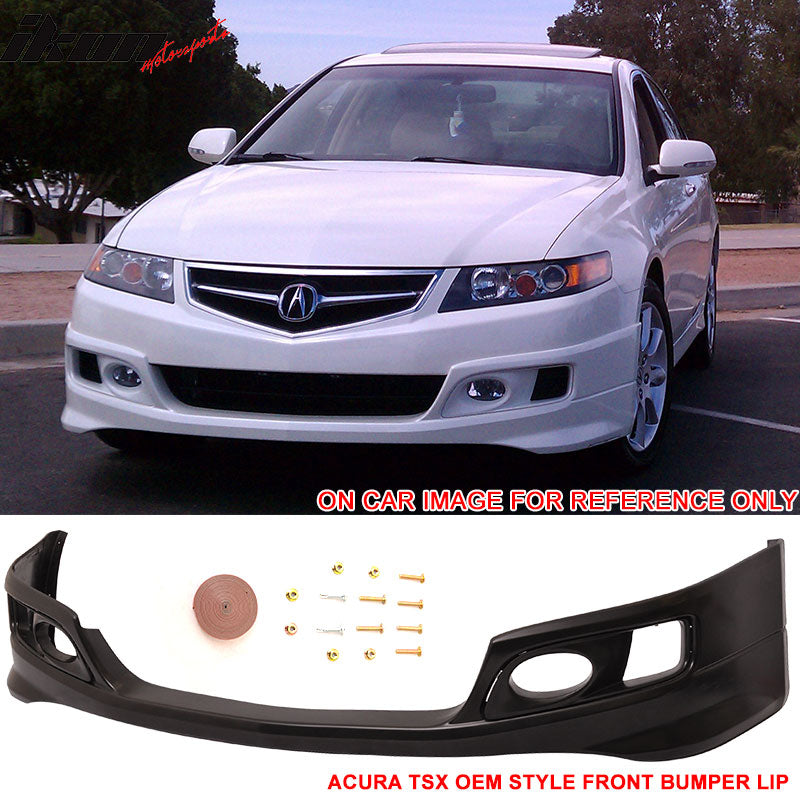 Front Bumper Lip Compatible With 2006-2008 Acura TSX