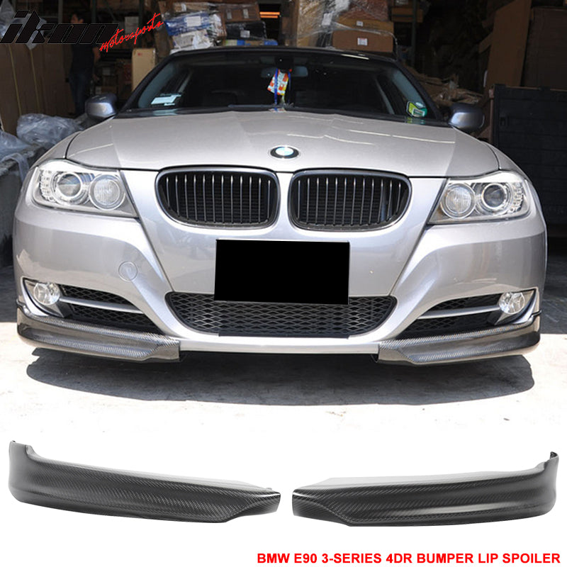 Fits 05-08 BMW E90 3-Series Front Bumper Splitter OE Style Graphite Fits 05-08 BMW E90 3-Series Front Bumper Splitter OE Style Graphite