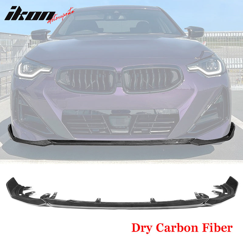 202-2023 BMW G42 220i M Sport Performance Front Lip Dry Carbon Fiber