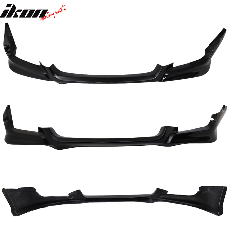Compatible With 2009-2011 Honda Civic 2Dr Coupe HFP HF-P Style Front Bumper Lip - Urethane PU