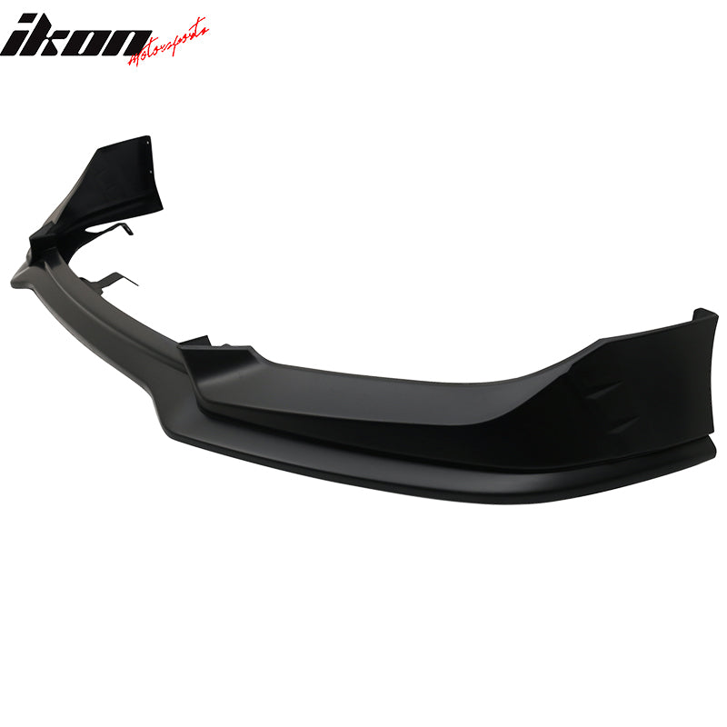 IKON MOTORSPORTS, Front Bumper Lip Compatible With 2016-2018 Honda Civic Except Si, Air Dam Chin Splitter Mugen Style PP
