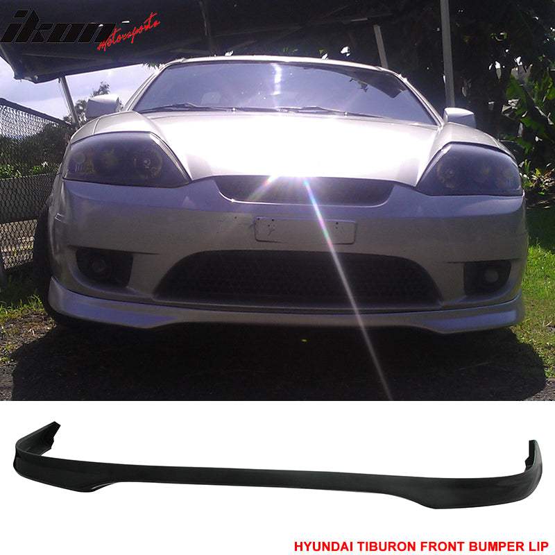 Front Bumper Lip Compatible With 2003-2004 HYUNDAI TIBURON, J style ...