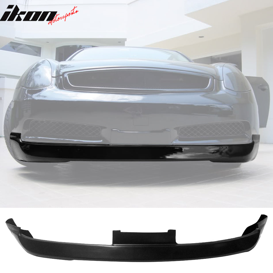 2003-2007 Infiniti G35 Coupe ING Style Front Lip Bumper Spoiler - PU