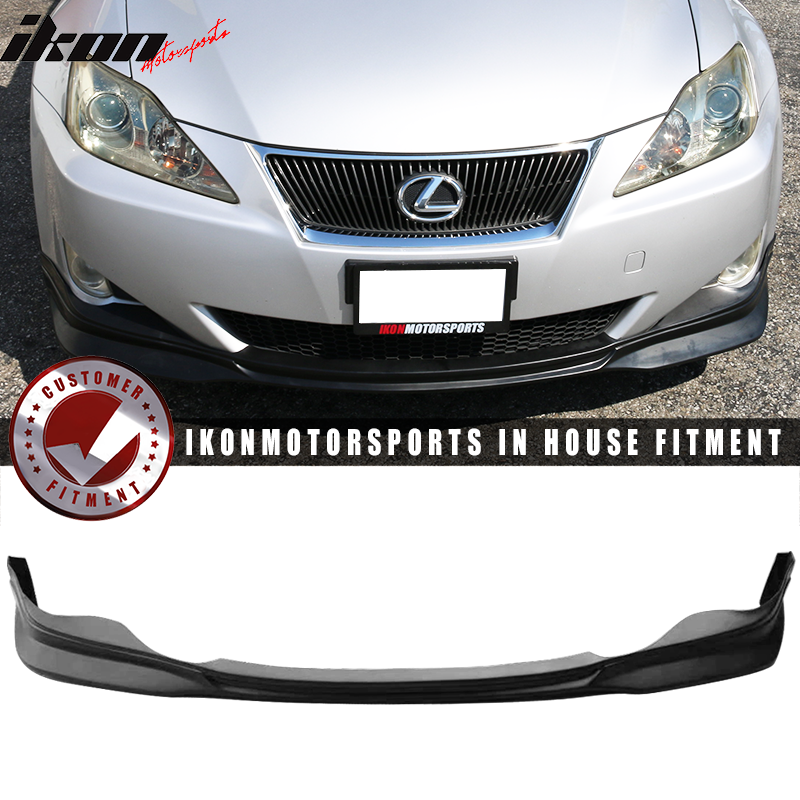 IKON MOTORSPORTS, Front Bumper Lip Compatible With 2006-2008 Lexus
