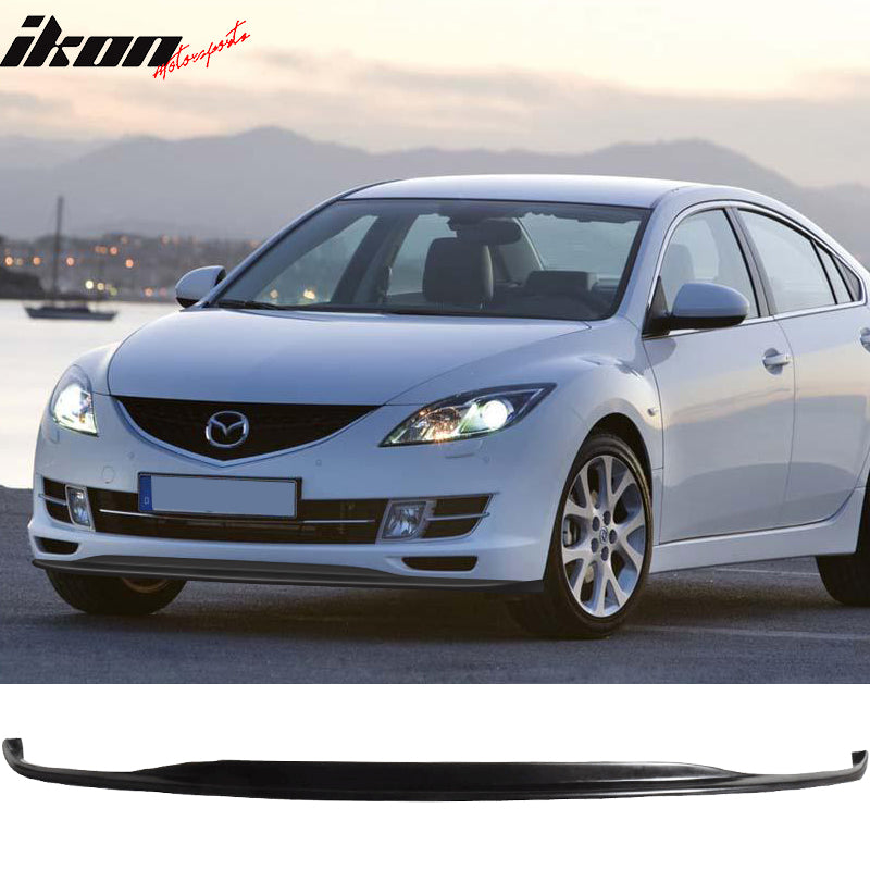 Front Bumper Lip Compatible With 2009-2011 Mazda 6, DS Style PU