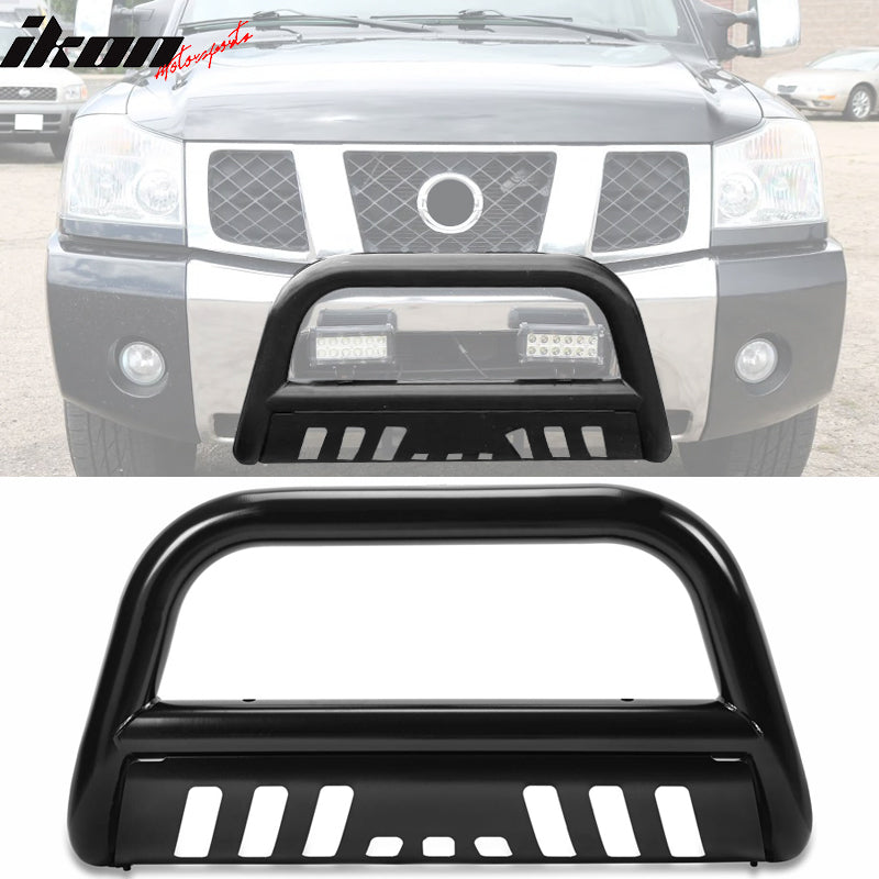 IKON MOTORSPORTS Bull Bar Compatible With 2004 2015 Nissan Titan