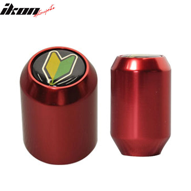 M10 X 1.5 MM Red Brushed Aluminum 5 SPD Gear Shift Knob Heavy Weighted MT Manual