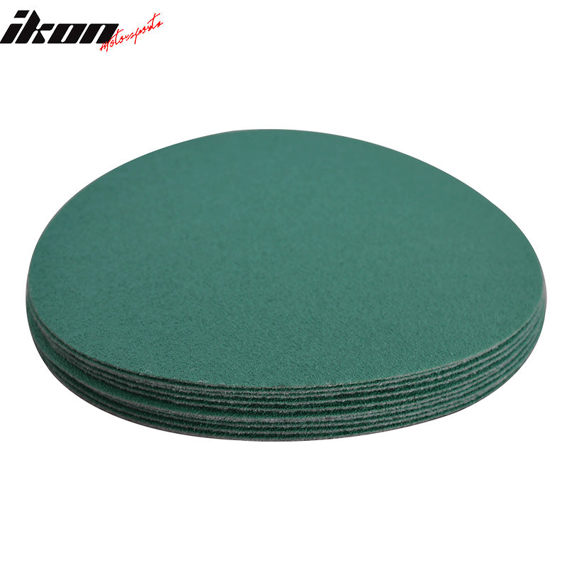 Sand Paper Universal Fit, Wet Dry 5 Inch No Hole Sand Paper Disc 80 Grit Bodykit Repair Sandpaper 100 PC by IKON MOTORSPORTS