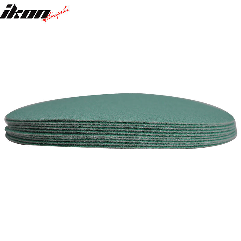 Sand Paper Universal Fit, Wet Dry 5 Inch No Hole Sand Paper Disc 100 Grit Bodykit Repair Sandpaper 100PC by IKON MOTORSPORTS