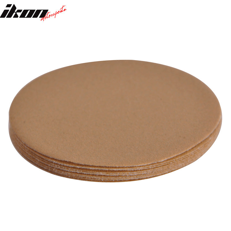 Sand Paper Universal Fit, Dry 5Inch No Hole Sand Sanding Paper 120 Grit Bodykit Repair Sanding Disc 100PC by IKON MOTORSPORTS