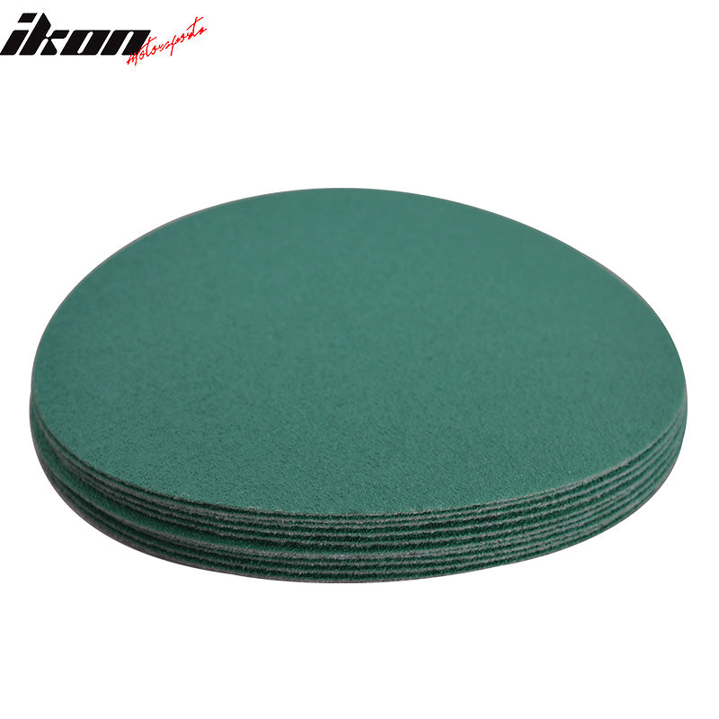 Sand Paper Universal Fit, Wet Dry 5 Inch No Hole Sand Paper Disc 120 Grit Bodykit Repair Sandpaper 100 PC by IKON MOTORSPORTS