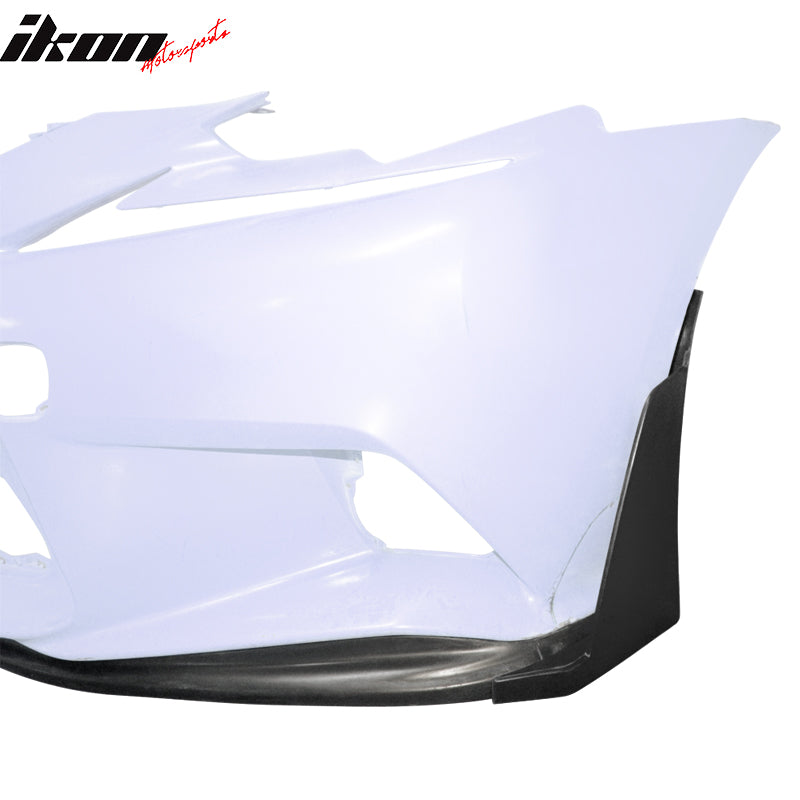 Fits 14-16 Lexus IS F Sport JDM Style Front Bumper Lip + Front Splitter Winglets