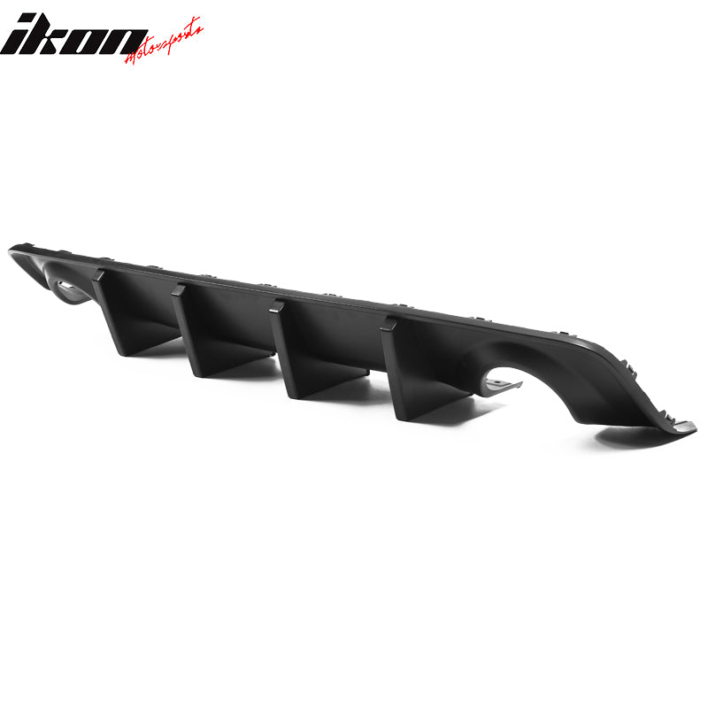 For 15-23 Charger PP Front Bumper w/ SRT Grille Foglight Cover+Rear Bumper Cover