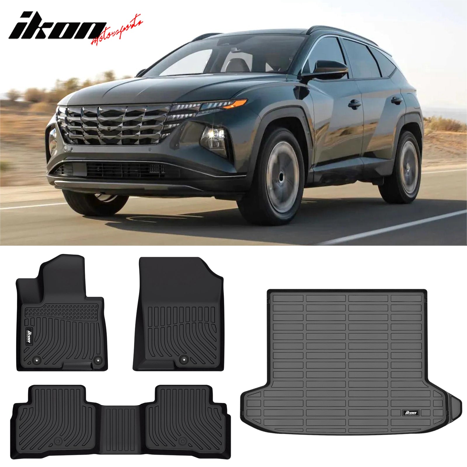 2022-2024 Hyundai Tucson All Weather Floor Mats - Free Shipping