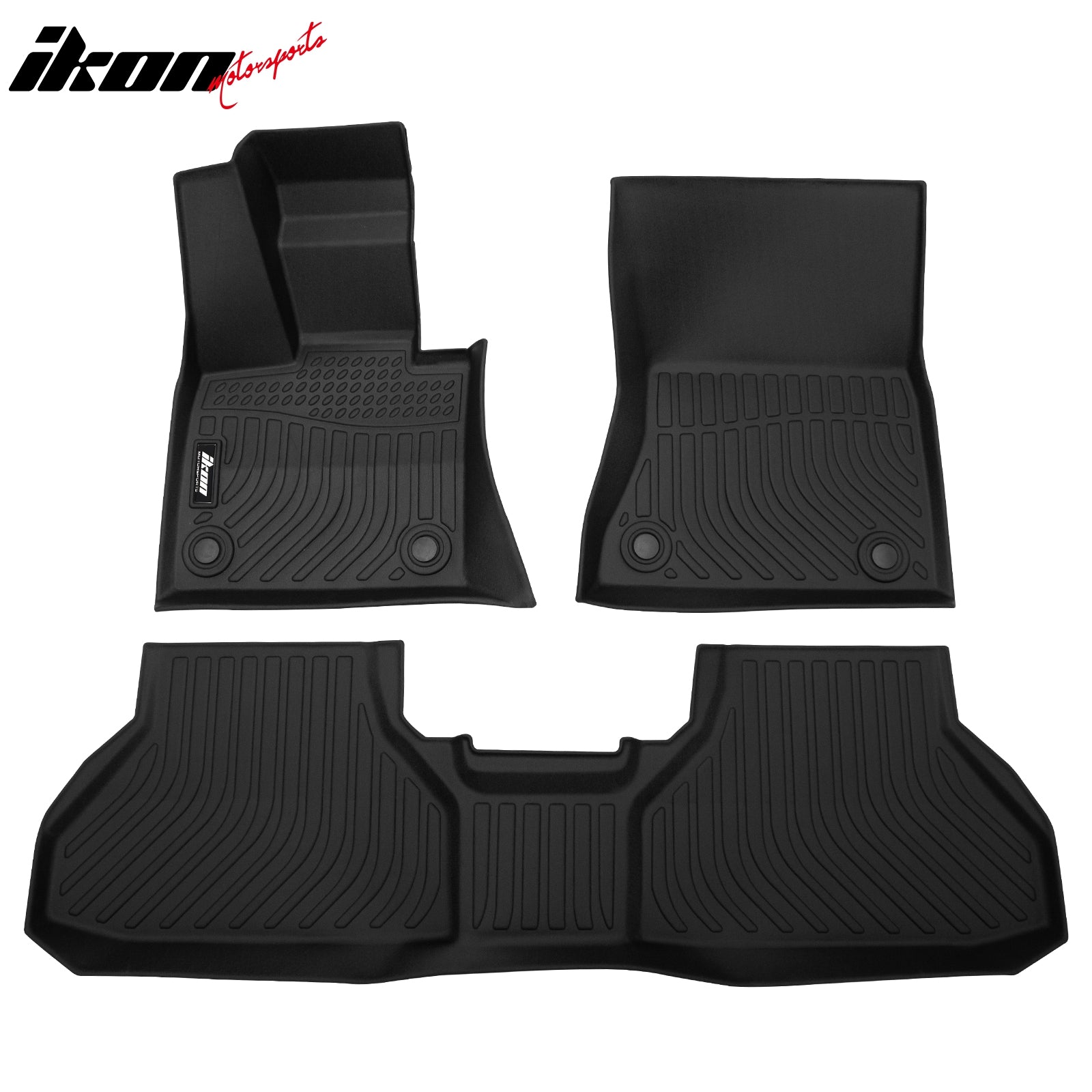 IKON MOTORSPORTS 3D TPE Floor Mats, Compatible with 20142018 BMW F15 X5 F85 X5M 20152019 F16