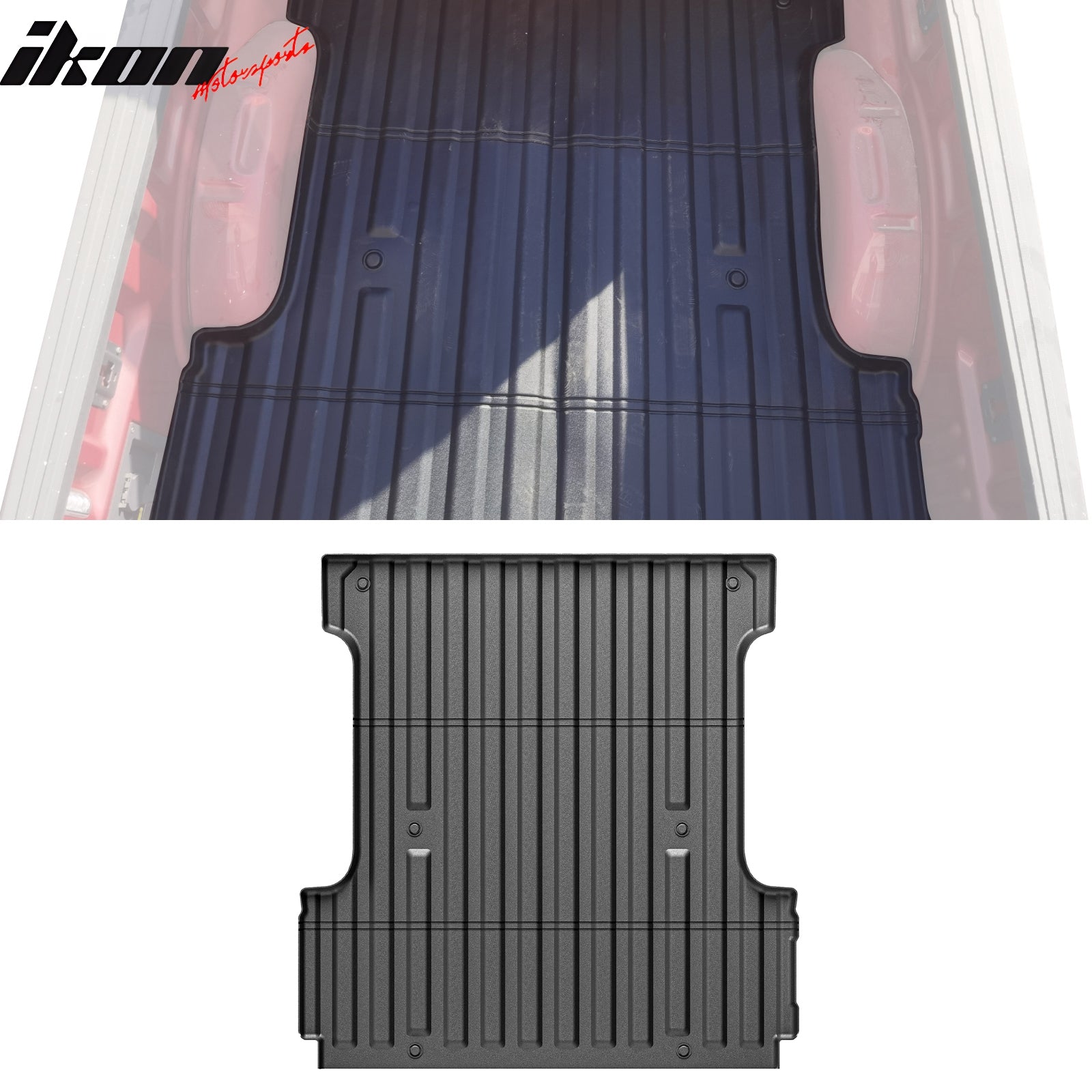 Ikon Motorsports Tpe Truck Bed Mat Compatible With 2015 2023 Ford F150 Crew Cab 55ft And 2022 1717