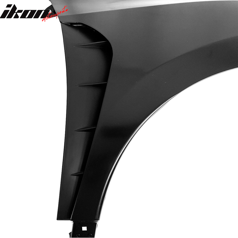 Fits 16-20 Honda Civic Type-R Style Steel Front Fender Flares Trim W/ Insert