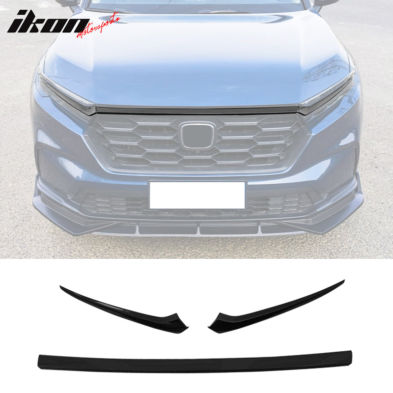 IKON MOTORSPORTS, Front Grille Trims Compatible With 2023-2024
