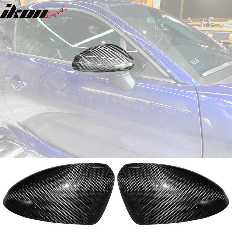 2022-2024 Subaru BRZ & Toyota GR86 Side Mirror Covers Carbon Fiber
