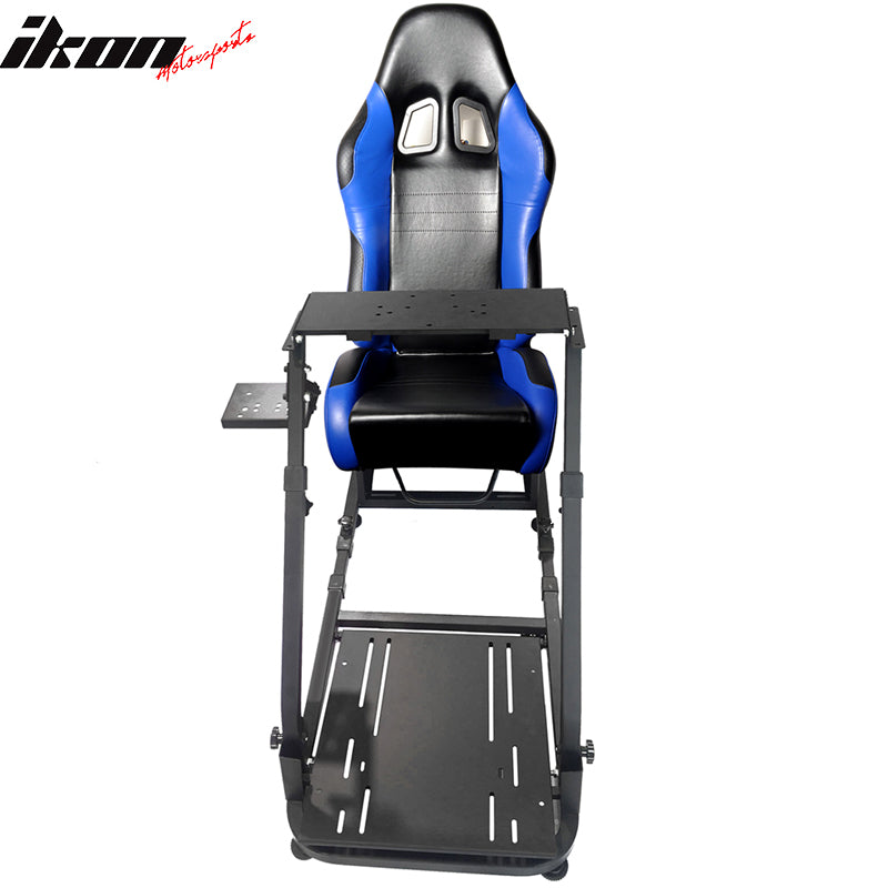 Blue Racing Seat Steering Wheel Stand Logitech G29 Thrustmaster