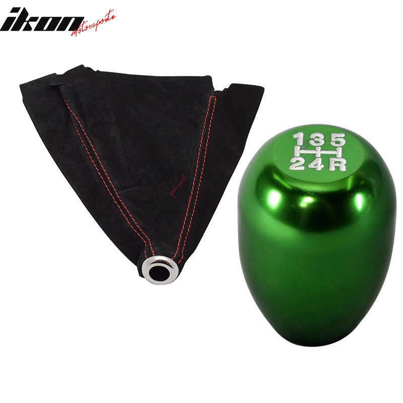 Green Gear Shift Knob Decor Cover Trim For 2015+ Dodge Challenger & Charger – 3-Piece Set