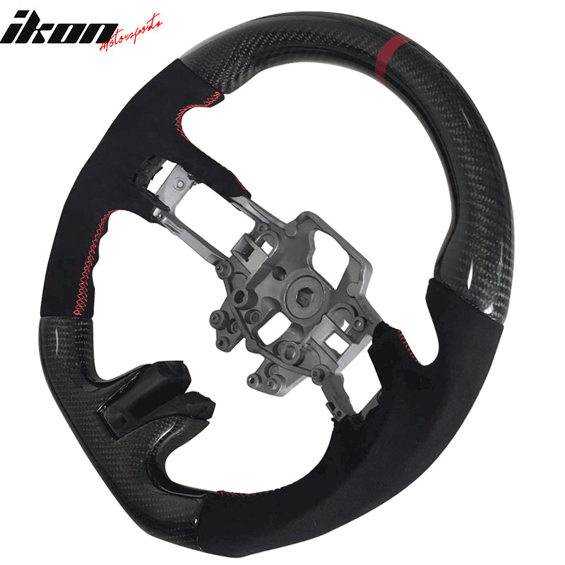 Fits 15-17 Ford Mustang Steering Wheel CF with Alcantara or Leather