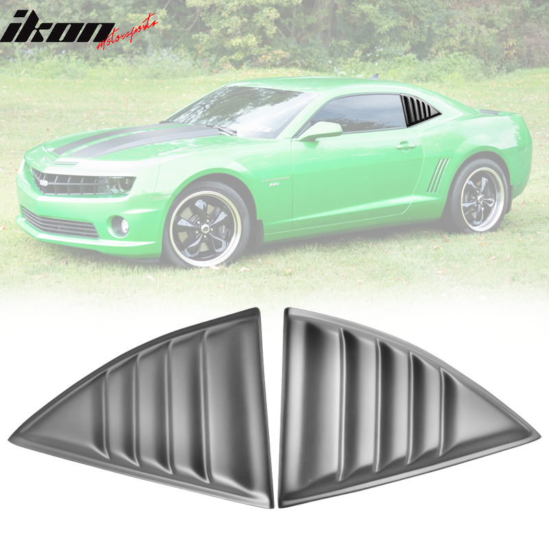 IKON MOTORSPORTS, Side Window Louver Compatible With 2010-2015