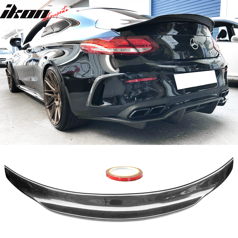 Trunk Spoiler Compatible With 2015-2021 Benz C-Class W205 2Dr, PSM