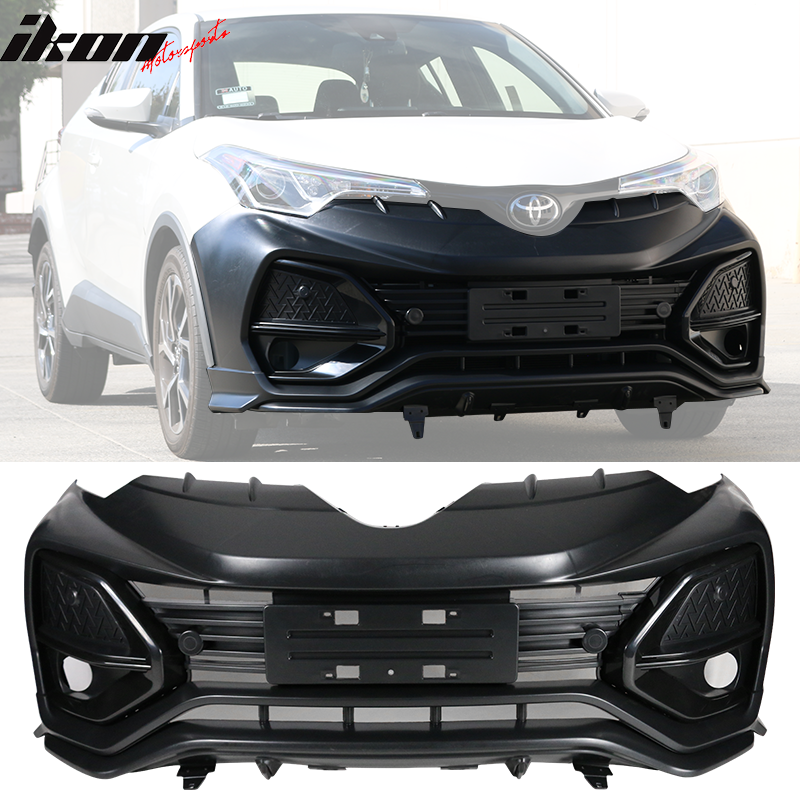 2018-2019 Toyota C-HR H Style Unpainted Front Bumper Cover PP