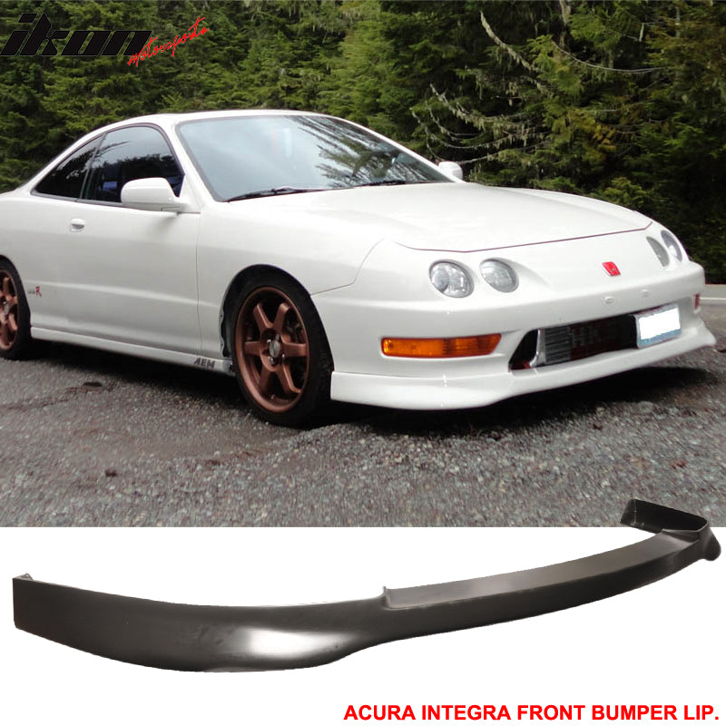 Poly Urethane Front & Rear Bumper Lip Compatible With 98-01 Acura Integra