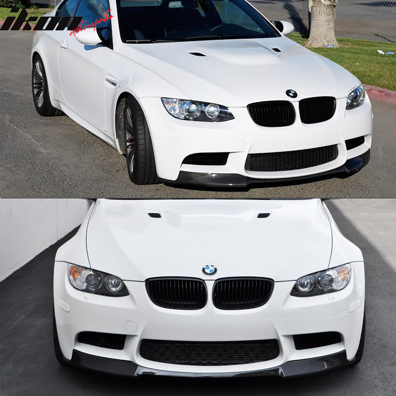 BMW E90 E92 E93 M3 Carbon Fiber Splitters (Coupe, Sedan, Convertible)