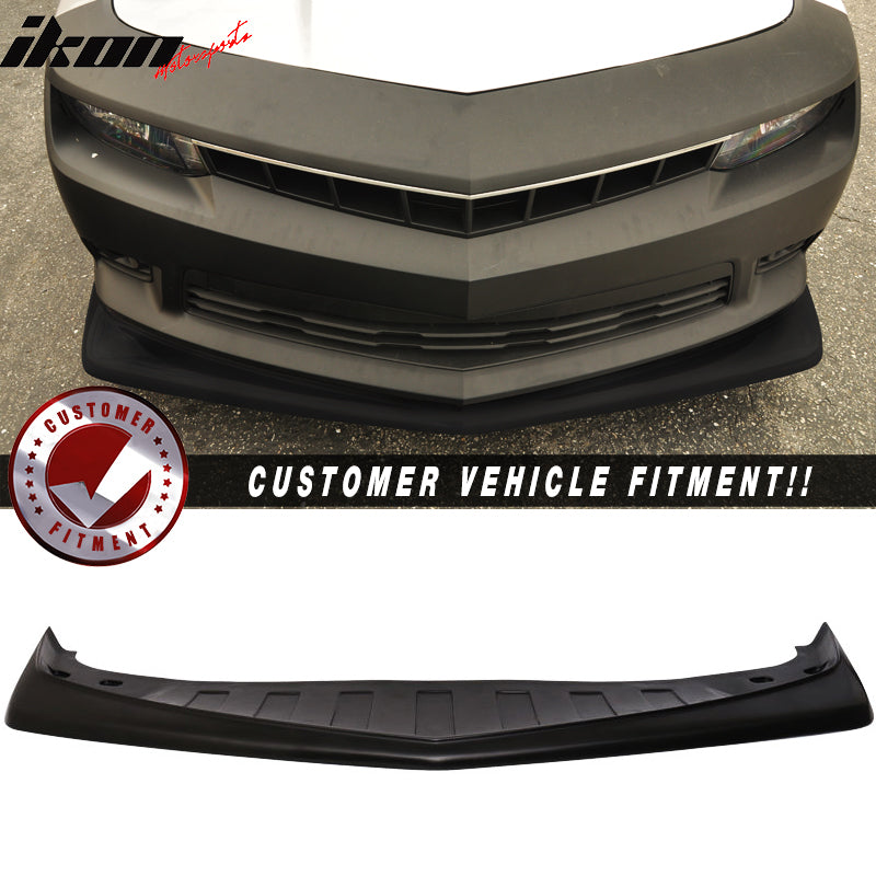 IKON MOTORSPORTS, Front Bumper Lip Compatible With 2014-2015