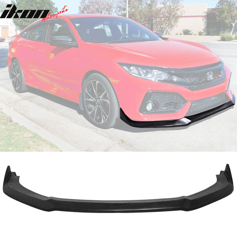 IKON MOTORSPORTS, Front Lip Compatible With 2019-2021 Honda Civic