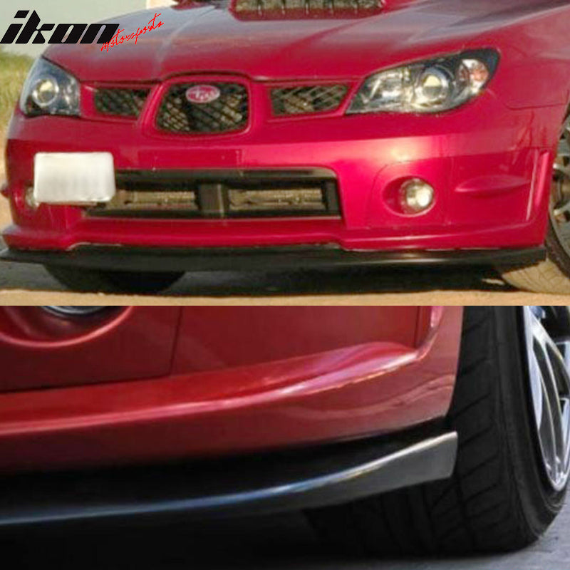 Fits 06-07 Subaru Impreza WRX Sedan & Wagon 4-Door STI Front Bumper Lip Splitter
