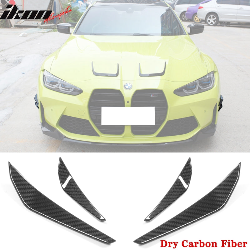 Buy Best G80 M3 G82 G83 M4 MP Style 4PCS Front Bumper Canards Dry