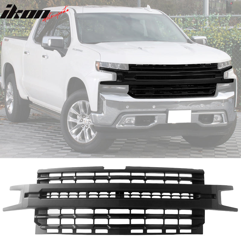 IKON MOTORSPORTS, Grille Compatible With 2019-2021 Chevrolet
