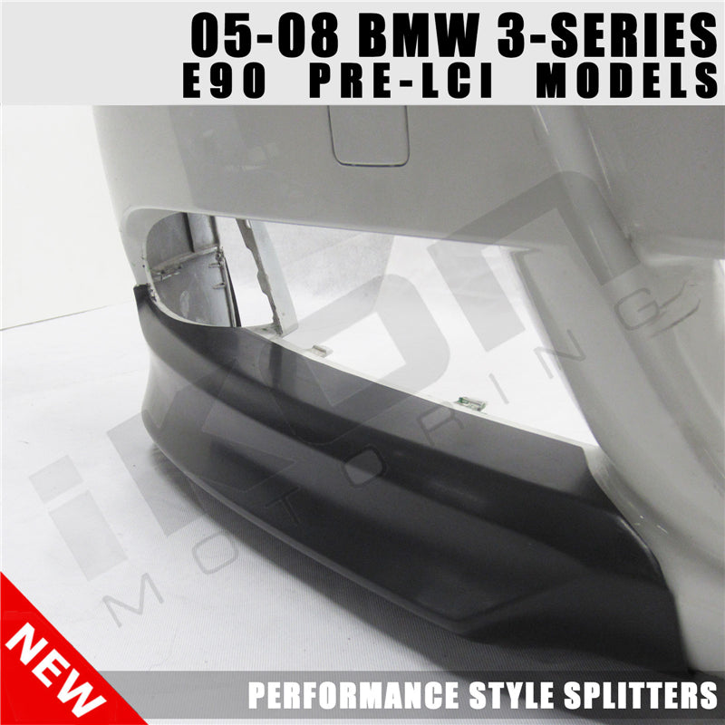 Fits 06-08 BMW 3 Series E90 OE Factory PP Front Splitter Lip Spoiler