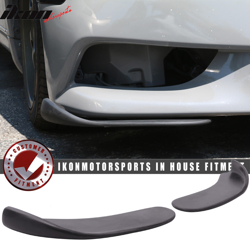 2PC Type 4 Quick Lip Universal Front Bumper Lip Chin Spoiler