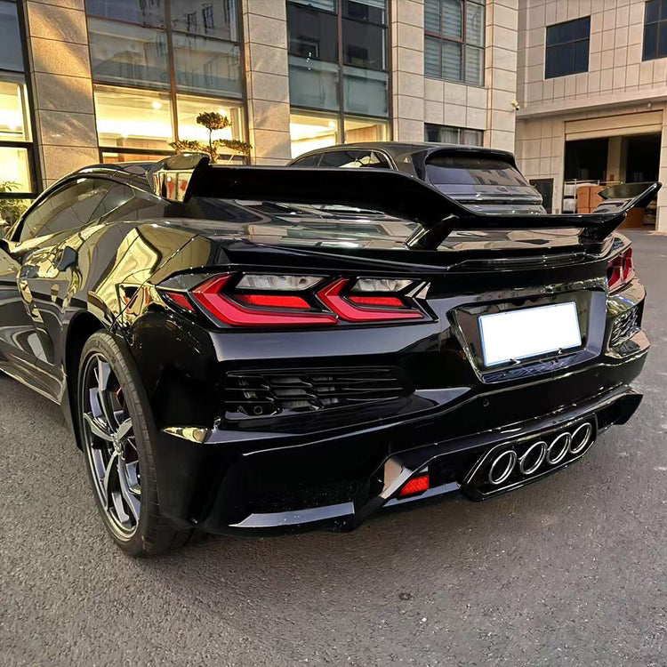 2020-2025 Corvette Stingray Z06 Z07 Style Rear Bumper Kit: Ultimate Up ...