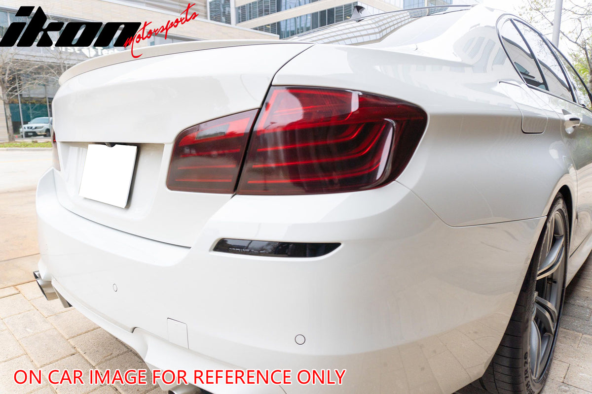 Fits 11-17 BMW F10 5-Series Trunk Spoiler OE Factory Style Fiberglass Rear Wing