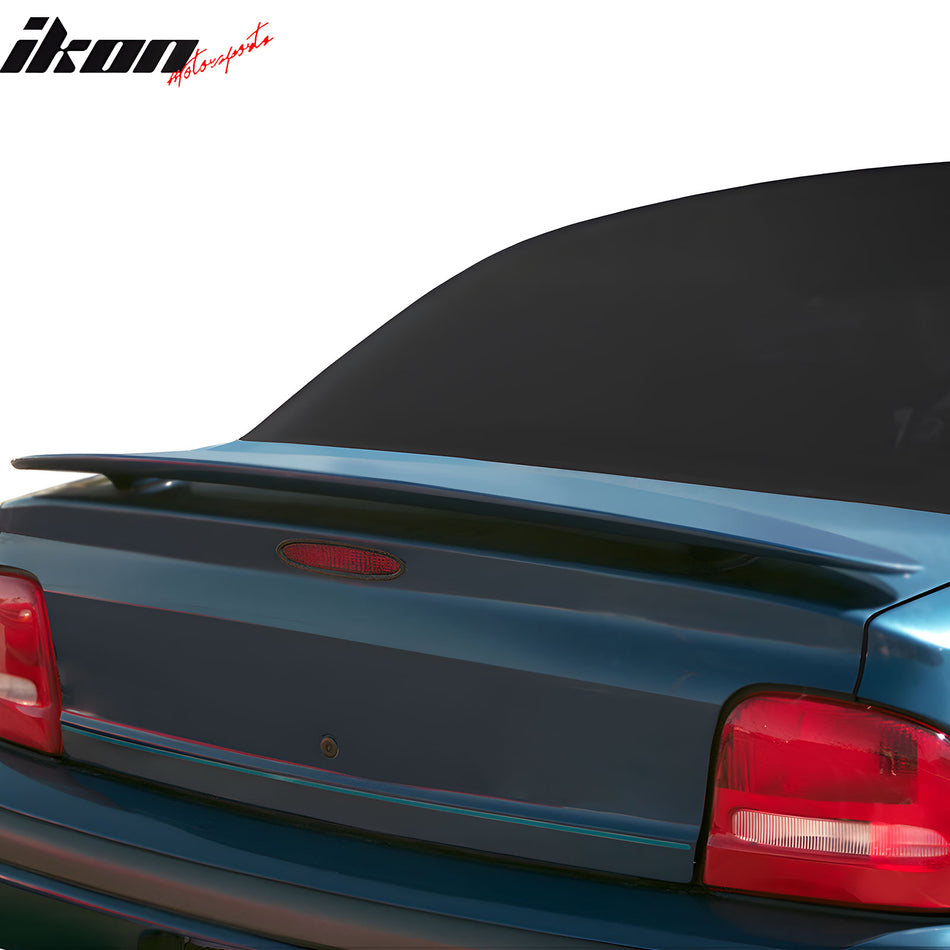 1995-1999 Dodge Neon Trunk Spoiler OE Style Fiberglass Rear Deck Wing